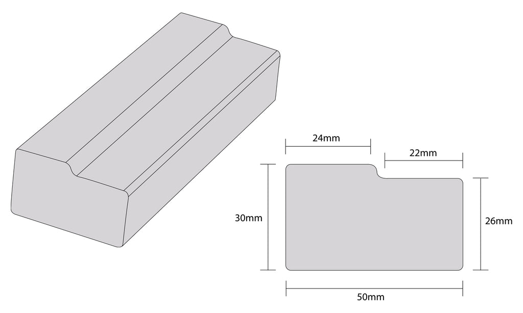 square bullnose moulding