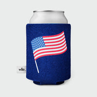 United States of America (USA) Flag wlle™ Drink Sweater - Standard Can - Deep Blue