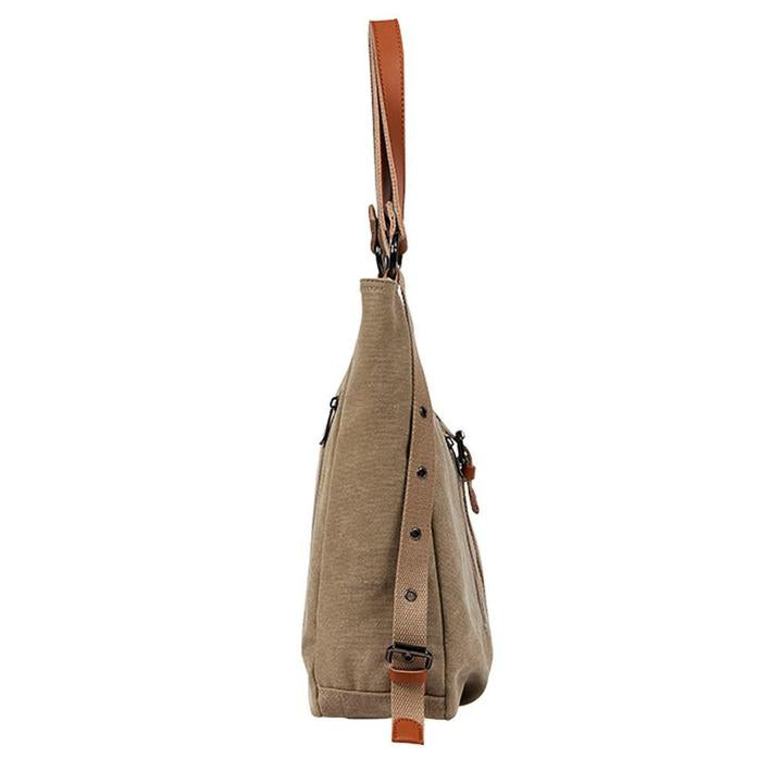 Aline™ Canvas Backpack-Shoulder Bag with Extra Large Capacity – Vispana