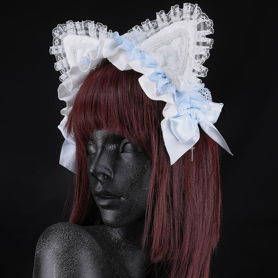 H&A CAT EARS HEAD DRESS (BLACK x RED) – MAJOH