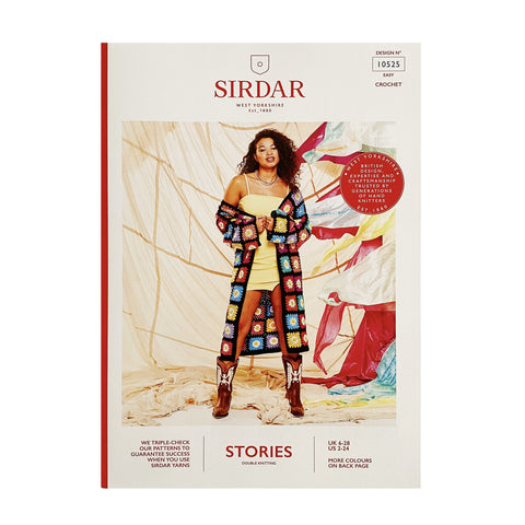 Cover image of Sirdar Festival long coat crochet pattern