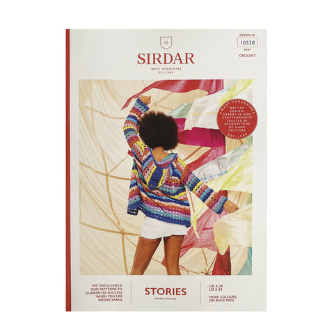 Cover image of Sirdar Festival Collection hoodie crochet pattern