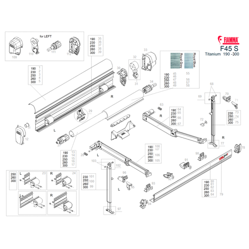 Tendalino da tetto Fiamma F80s