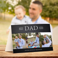 Cadeau Fête Des Pères Cartes De Voeux Personnalisées Pour Lui Cartes Photo Personnalisées Avec Texte Meilleur Papa
