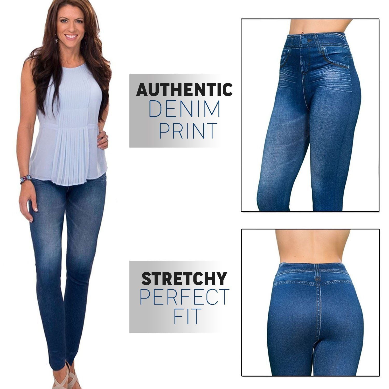 stretchy slimming jeans leggings