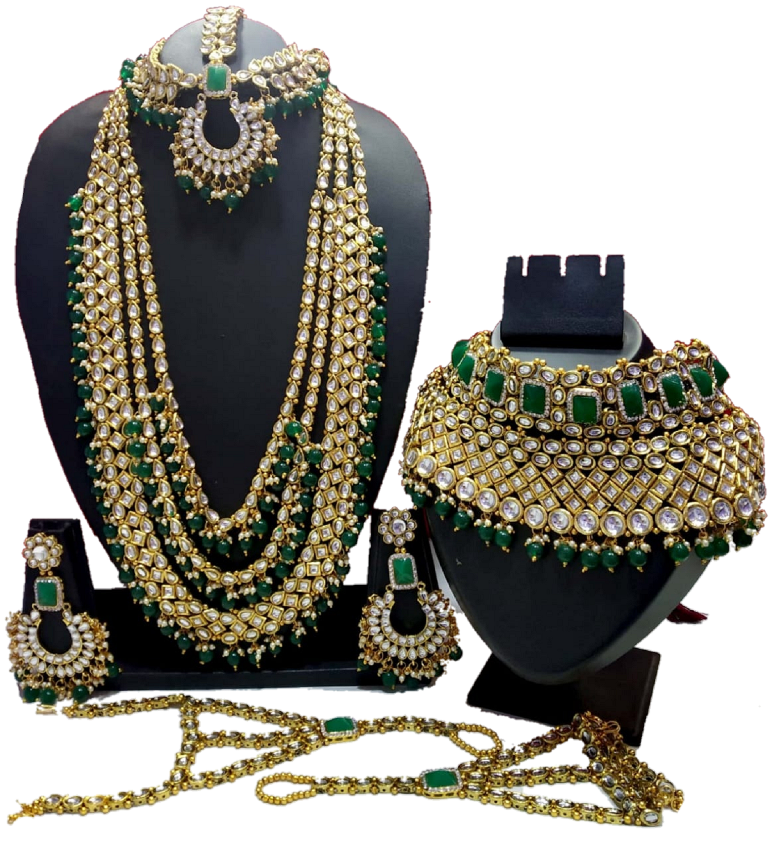 green dulhan set