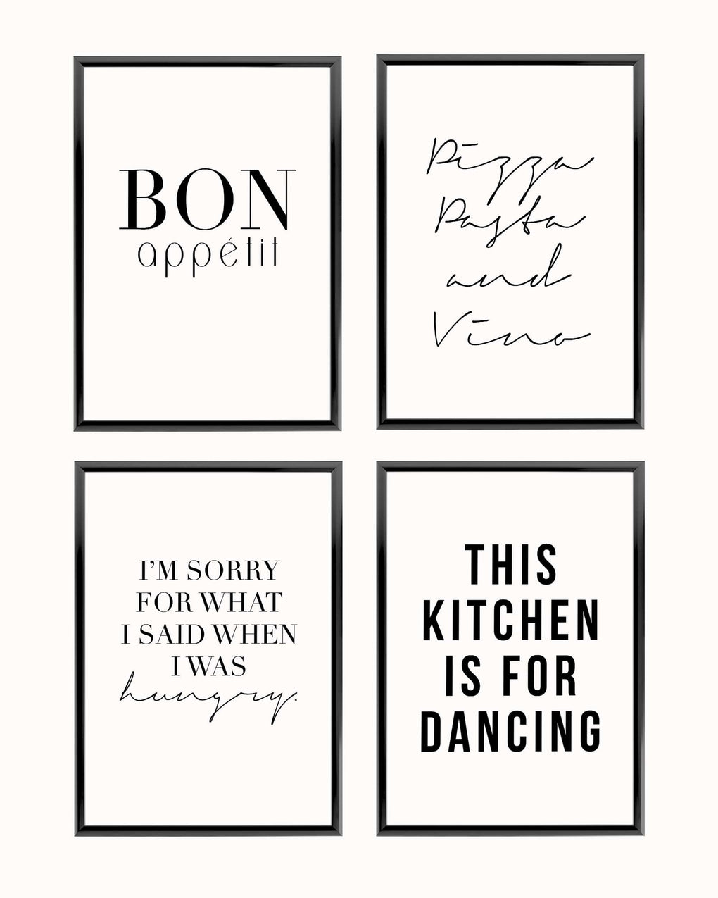 This Kitchen Is For Dancing Poster Fr Die Kche Heimlich Poster Sets