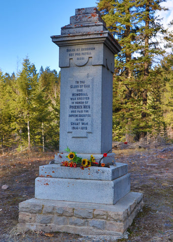 Cenotaph at Phoenix Mountain - Greenwood BC