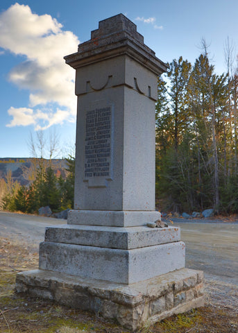 Cenotaph at Phoenix Mountain - Greenwood BC