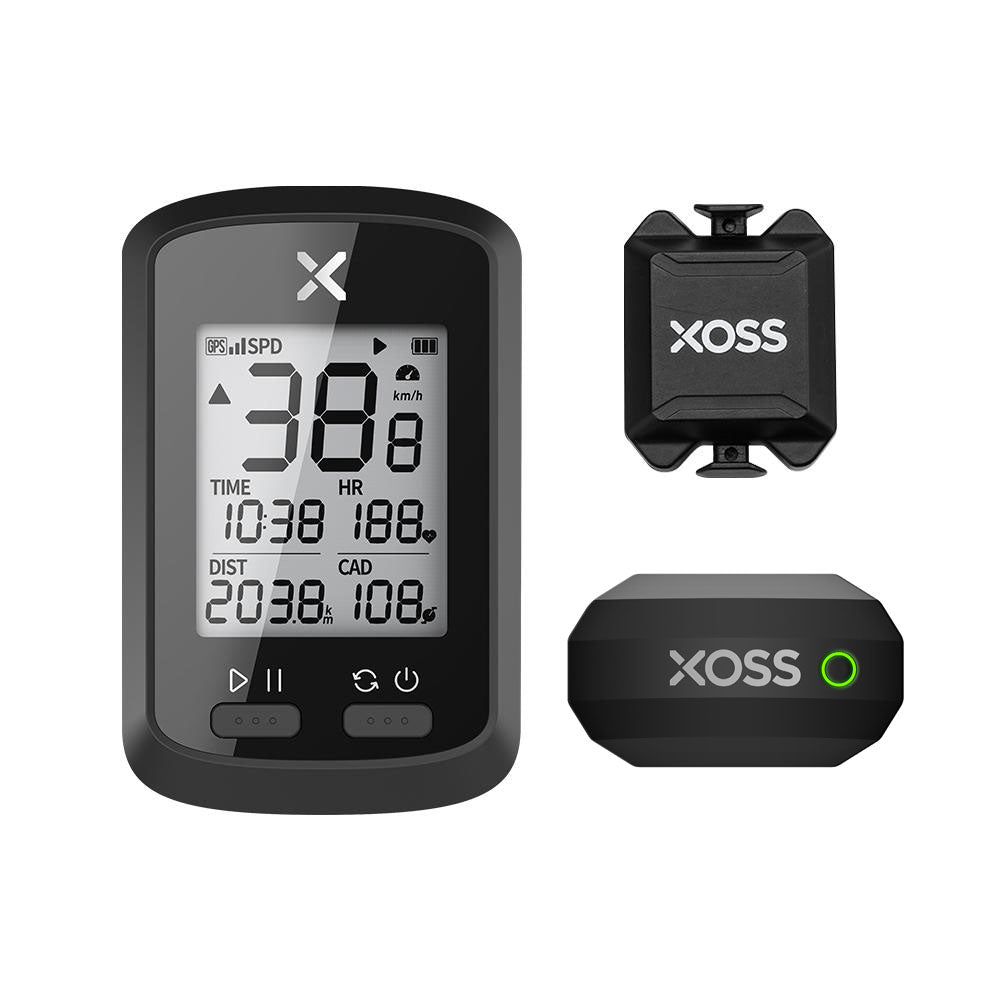 XOSS G+ GPS Bike Computer combo, with 