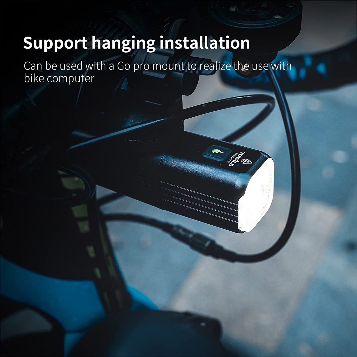 TOWILD Bicycle Light Headlight LED 800 Lumens Type C Charging Bike – XOSS.CO
