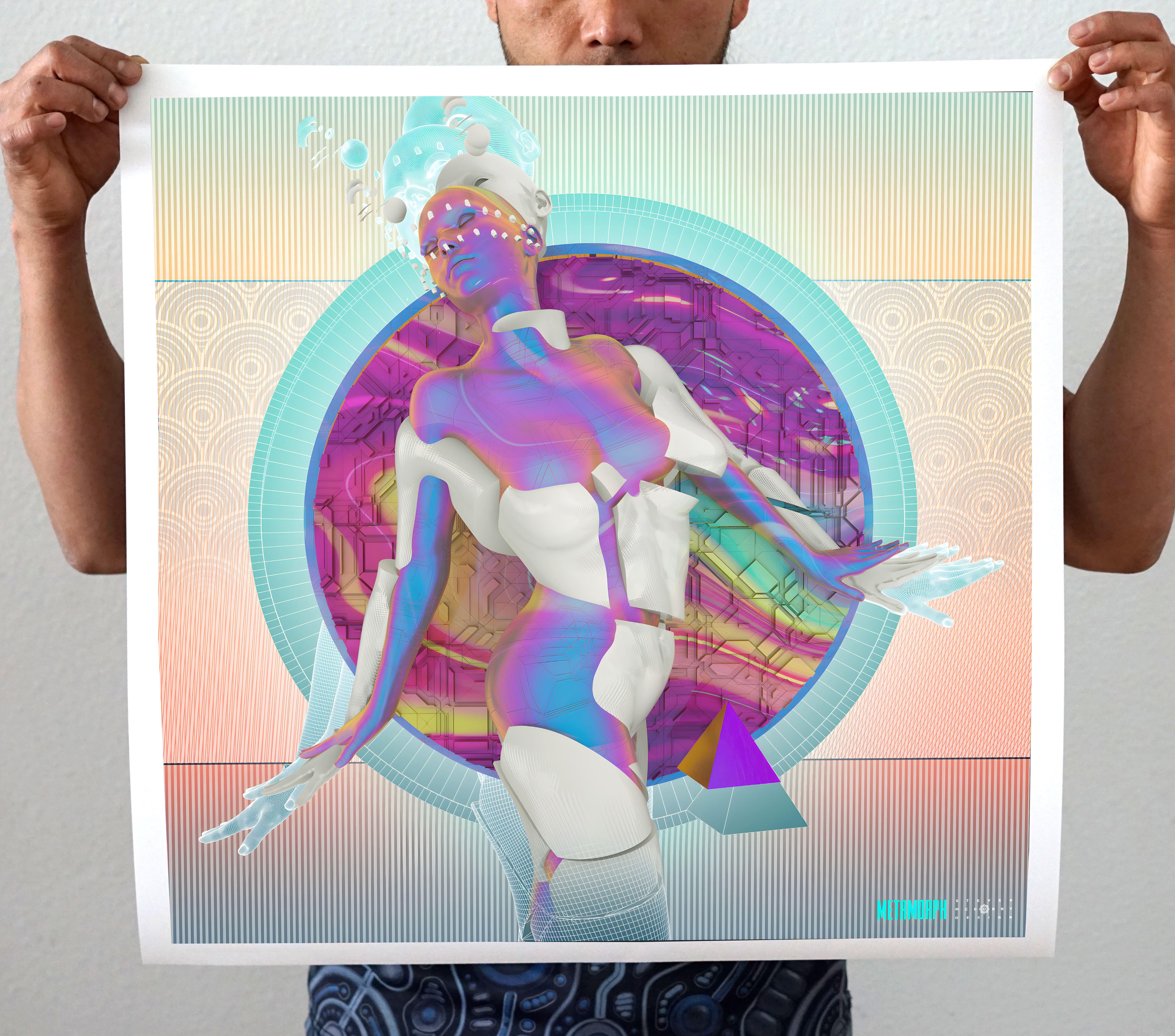  Metamorph Matte Print by Glass Crane