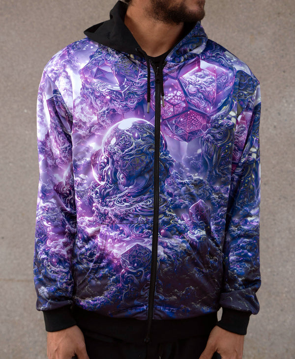 Radiozoa Reversible Hoodie by Desert Dwellers x Threyda - Threyda Art ...