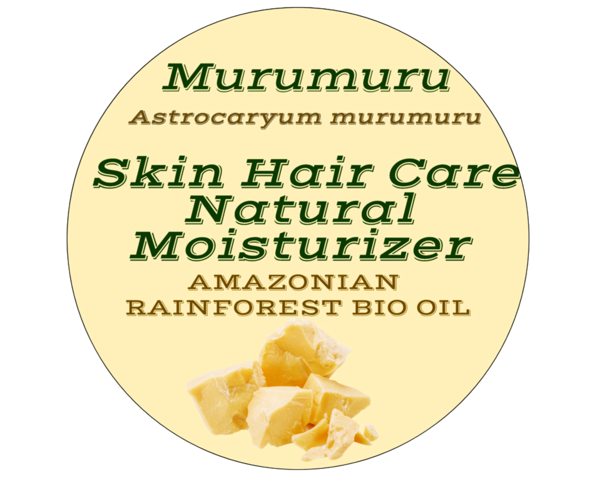 Nativilis Murumuru Virgin Oil (Astrocaryum murumuru) Amazonian Rainforest Collection - Skin Hair Care Natural Moisturizer – Less frizzy hair - Won’t clog your pores – Copaiba properties