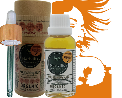 Nativilis Organic Nourishing Hair Copaiba Serum Essential Oil