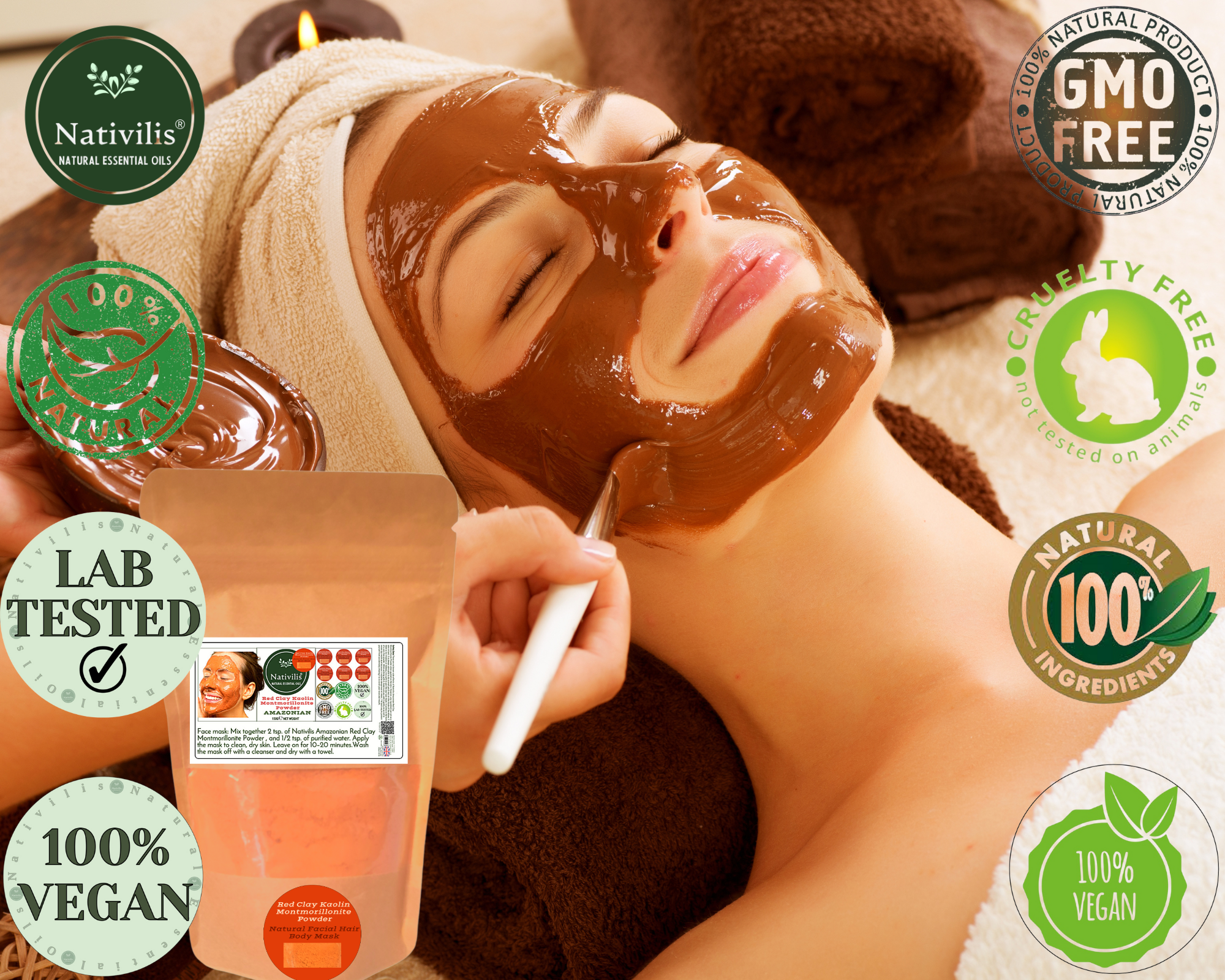 Deep Cleanser with Red Clay for Acne