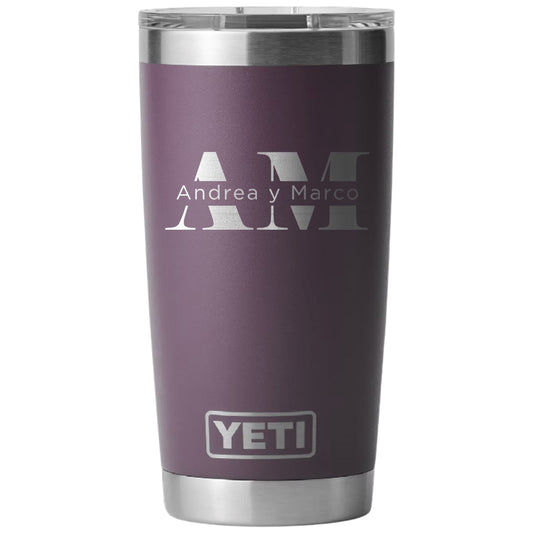 Vaso 20onzas Yeti Original Personalizado Con Nombre