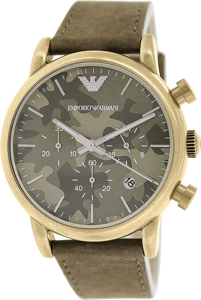 Emporio Armani Camo Quartz Analog Men's 