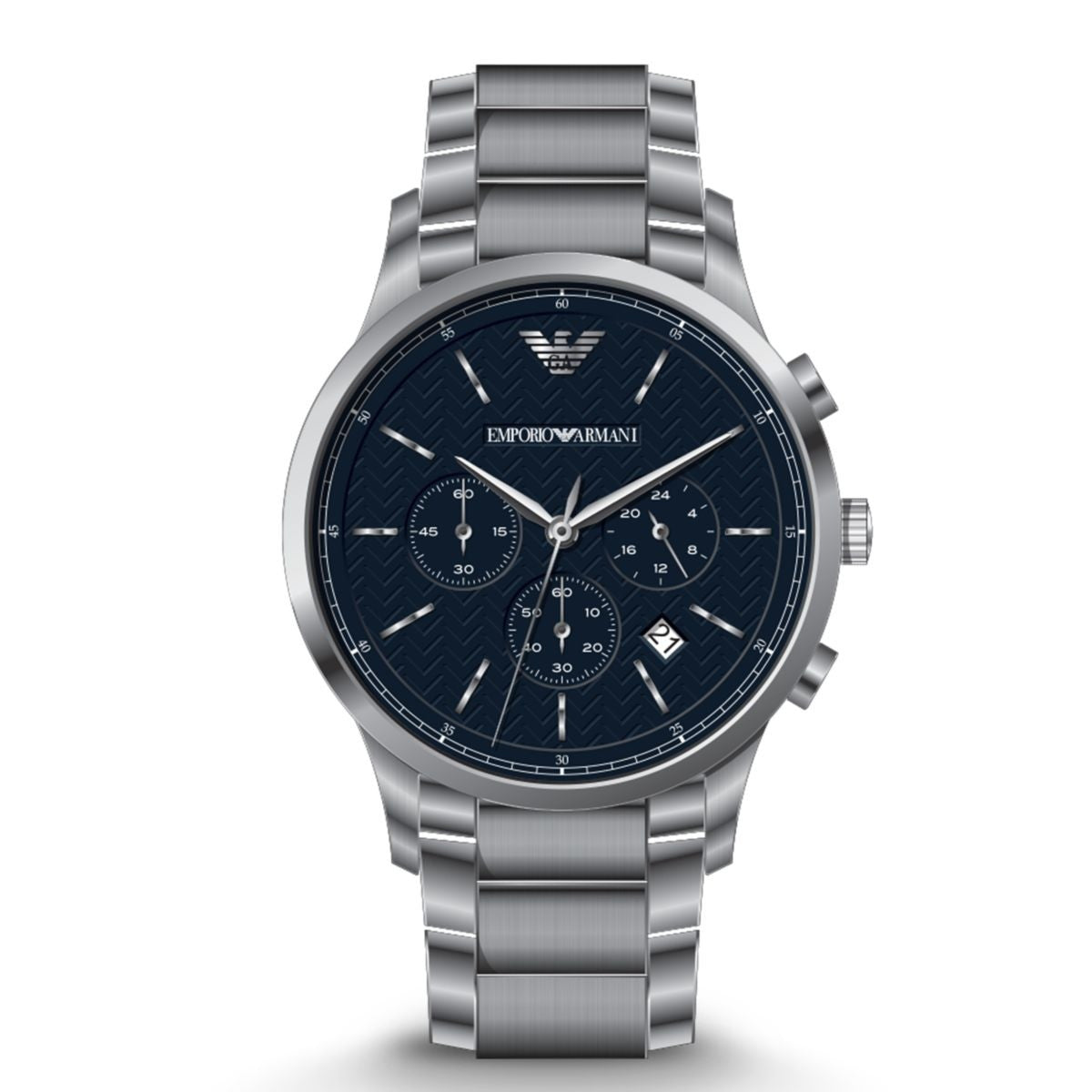 emporio armani watch with leather strap