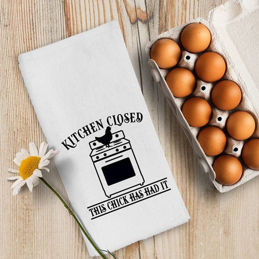 NEW Decorative Flour Sack Cooking Sayings Tea Dish Towels Kitchen Deco –  JAMsCraftCloset