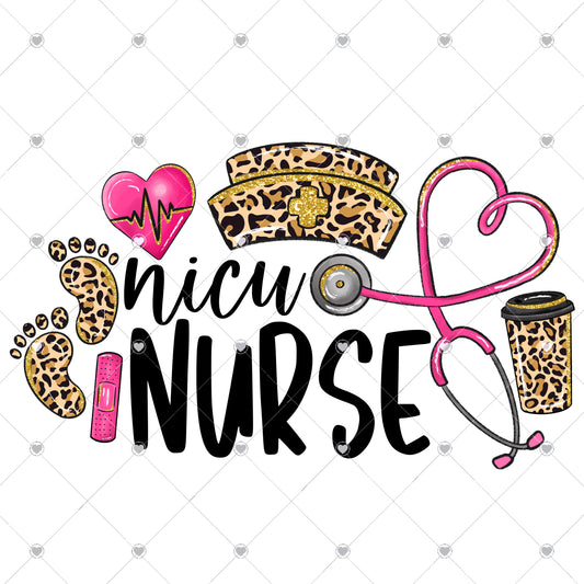 NICU Nurse Ready To Press Sublimation Transfer