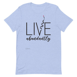 Live Abundantly Short-Sleeve Men's T-Shirt