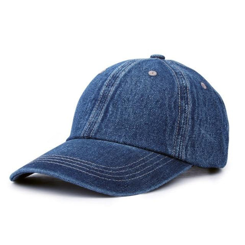 Denim Baseball Cap Snapback Hats Women Casual Hat Jeans Cap