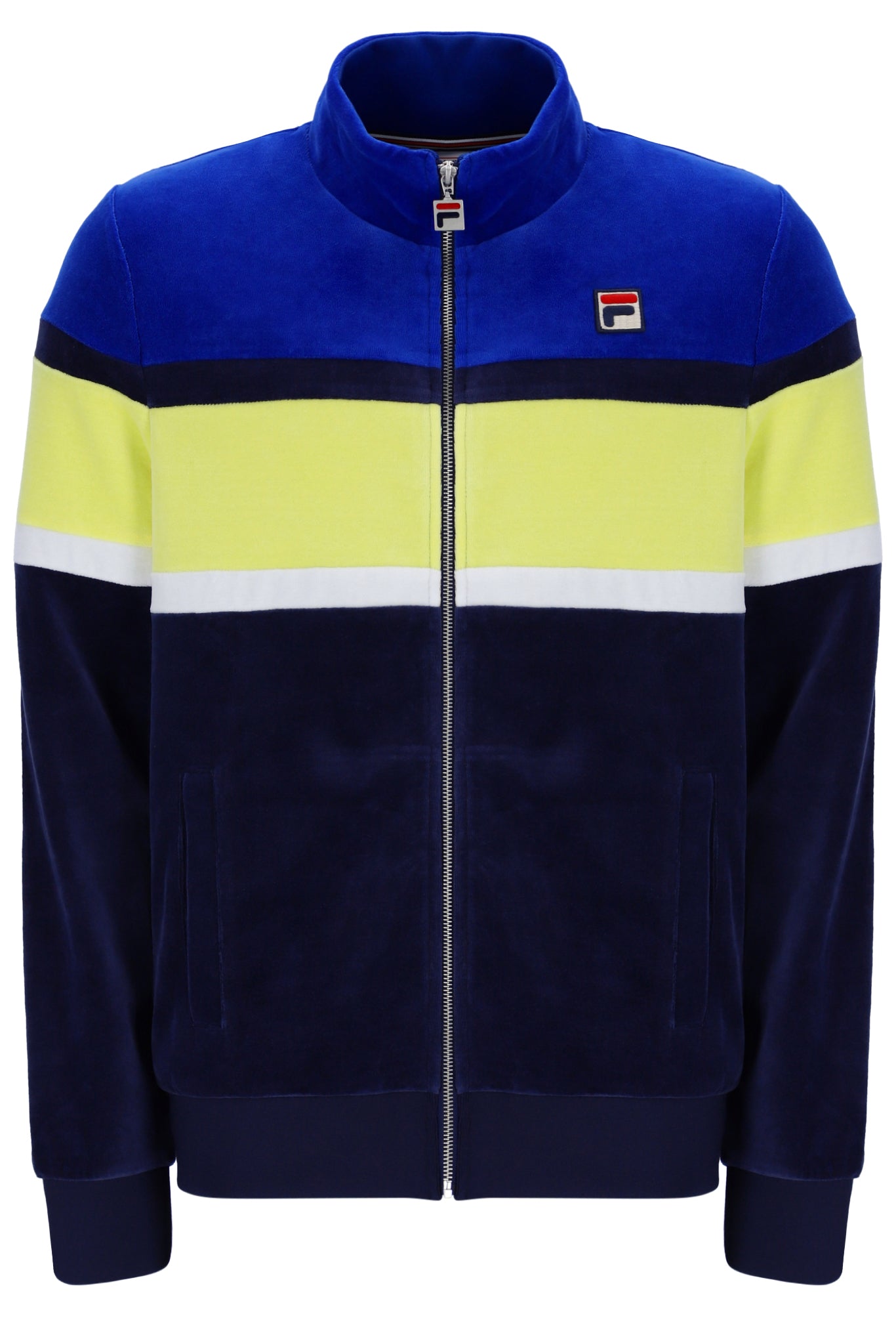 Decker Colour Blocked Velour Track Top