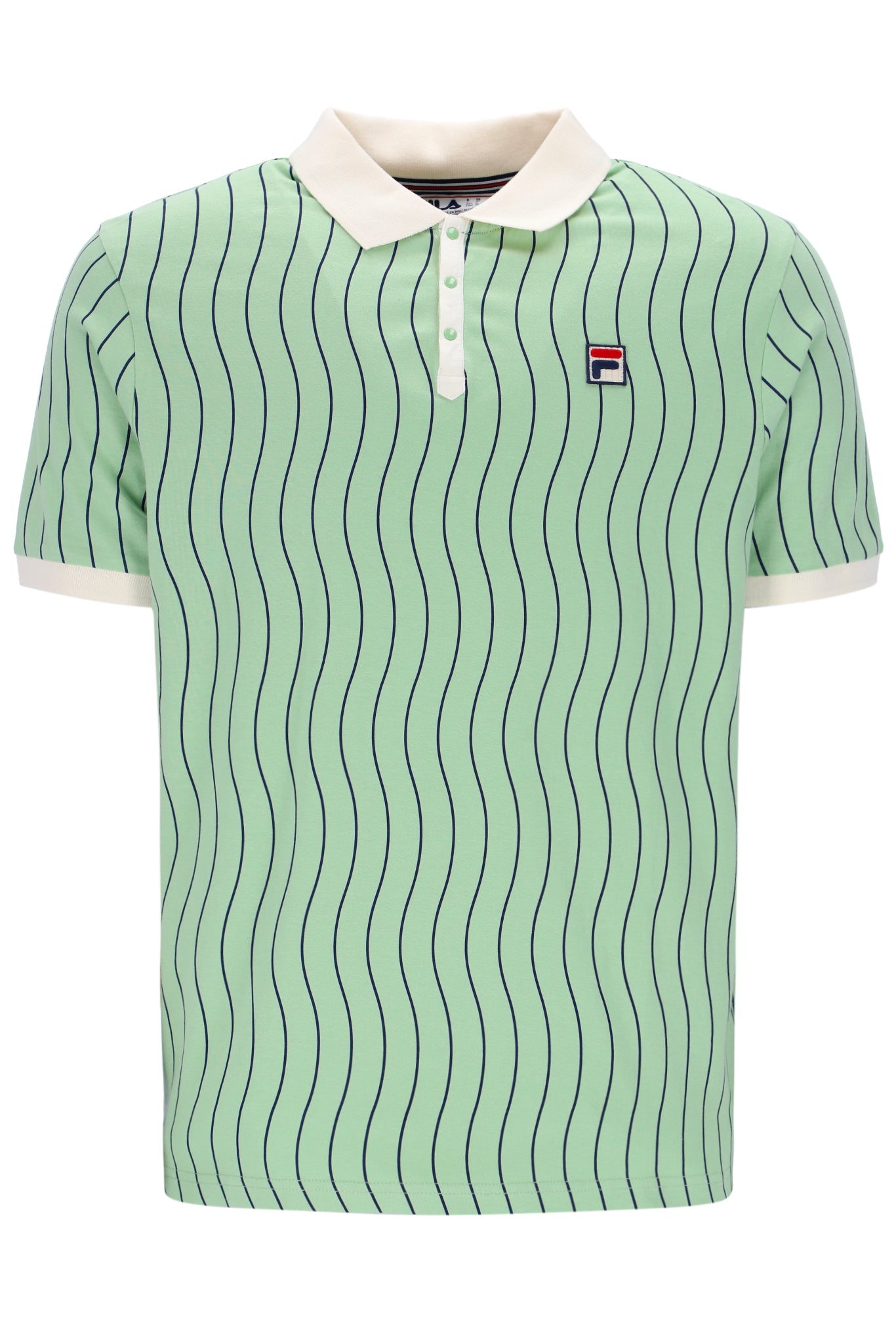 Ellery Wave Striped Polo