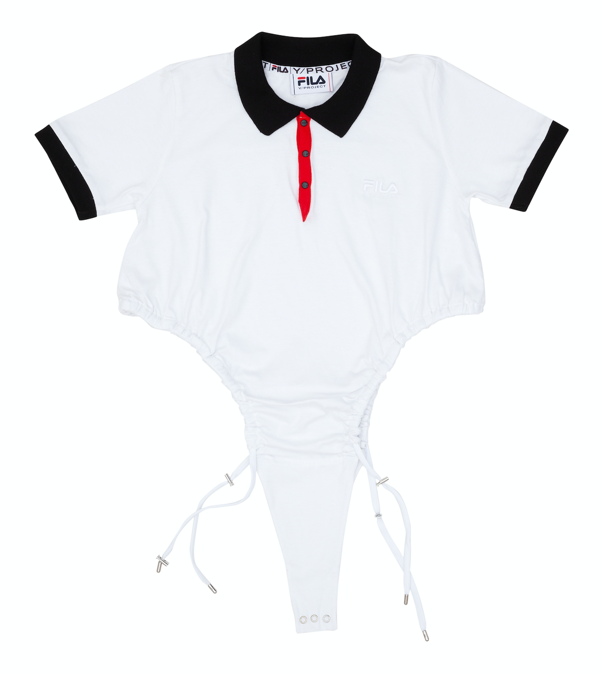 Y/PROJECT x FILA Ruched Body Polo