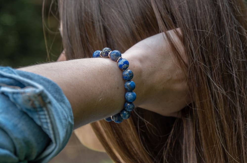 pierre Lapis-lazuli bijoux sloya bracelet - propriétés, vertus et purification