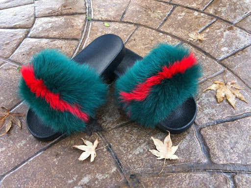 Gucci Inspired XXL Fur Slides – Envy Me 