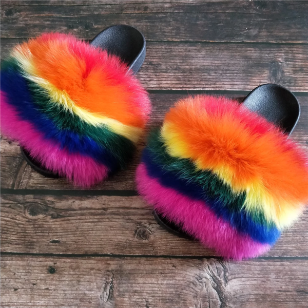 rainbow furry slides