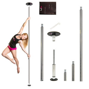 mipole™360 Spinning Professional Dance Pole w/free dance pole