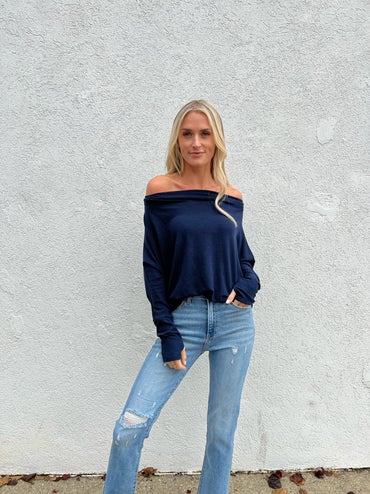 Anywhere Top- Navy