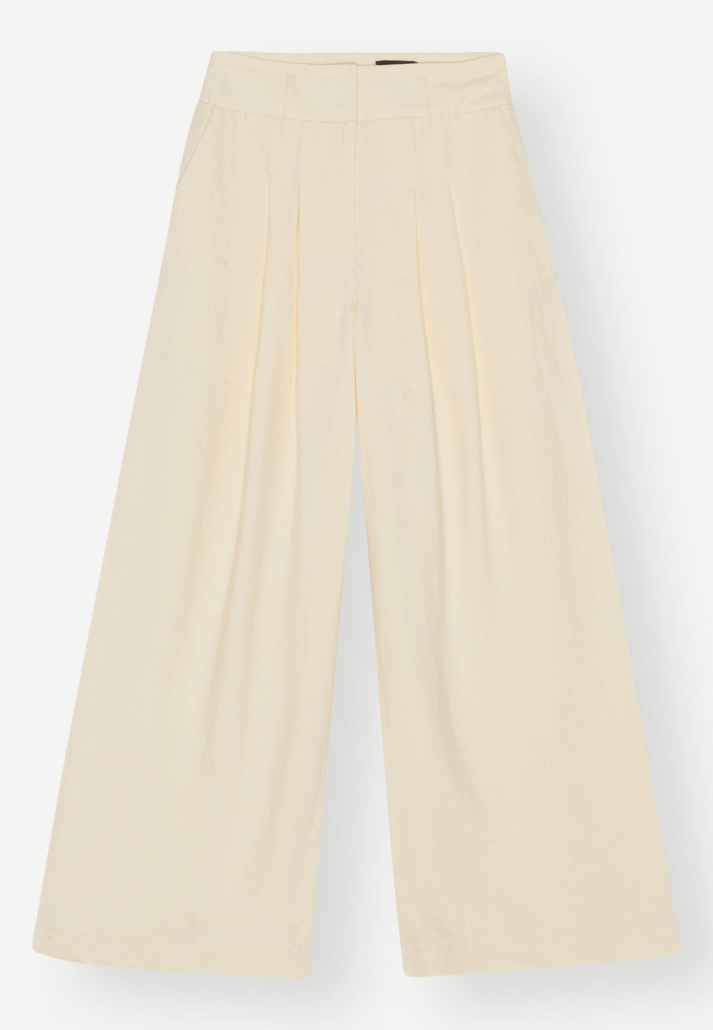 Lotus Linen Pants - Baby Yellow – Birgitte Herskind