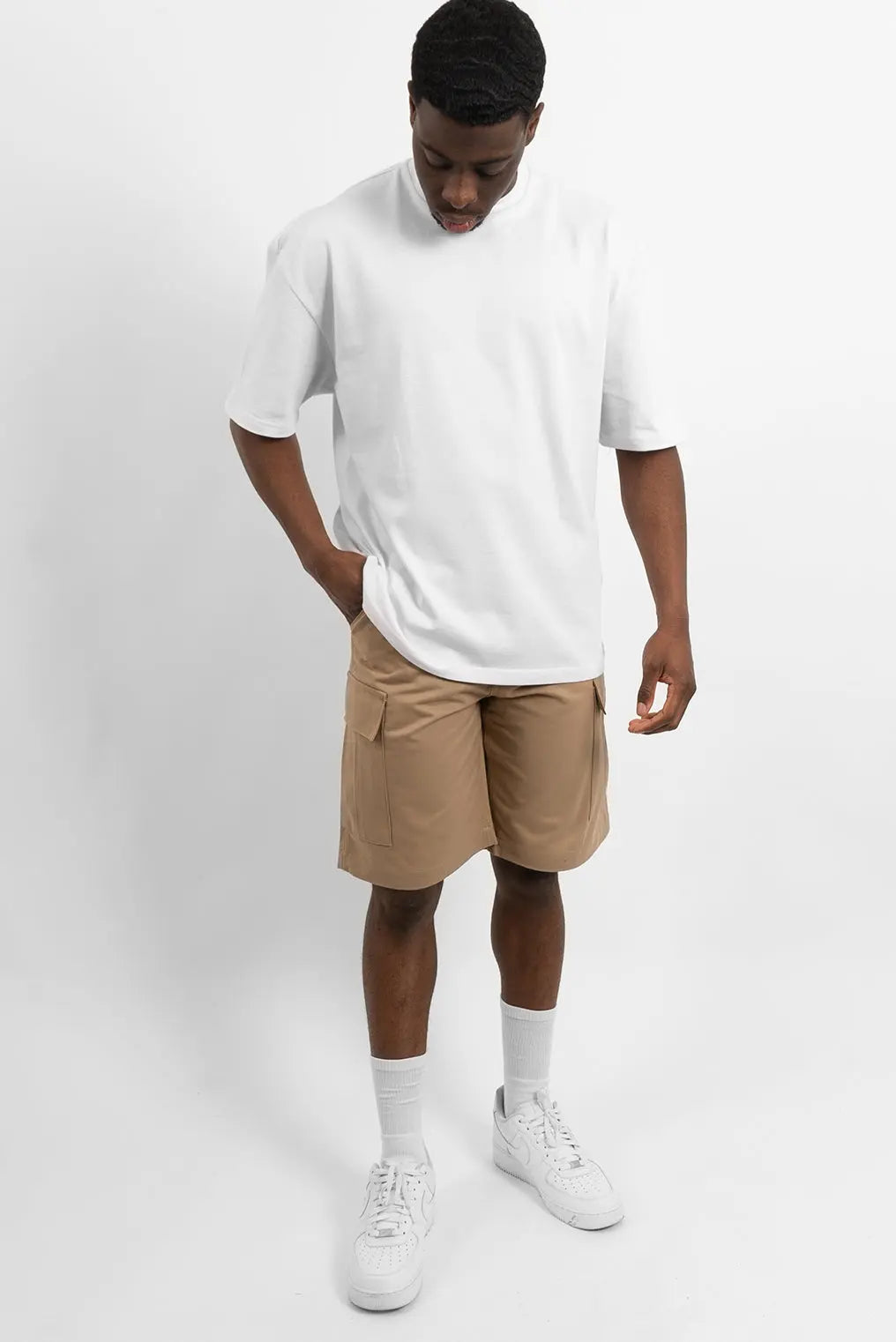 Cargo Shorts - Beige – Straight Outta Cotton