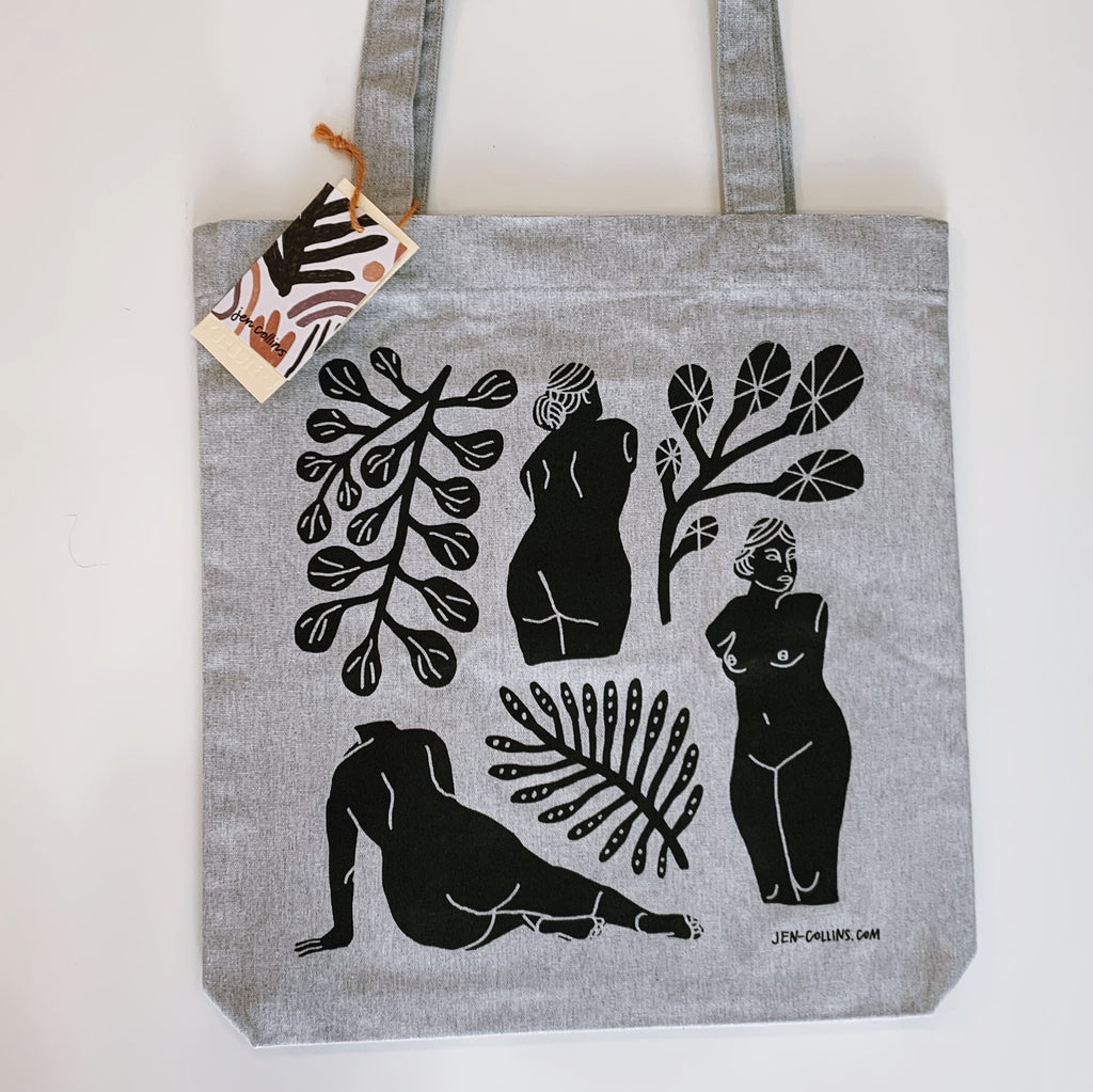 Forms Tote Bag - Grey