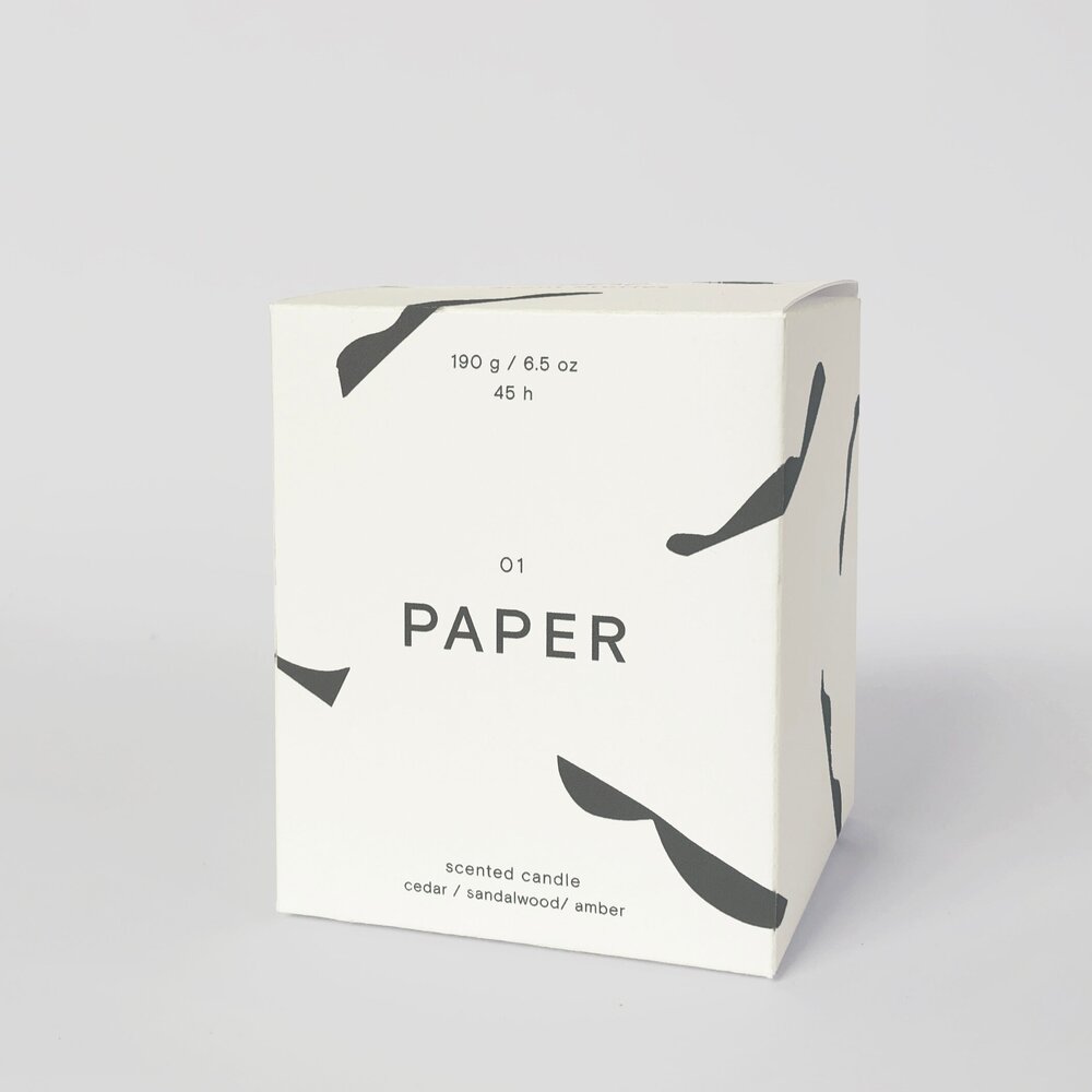 Paper Scented Candle