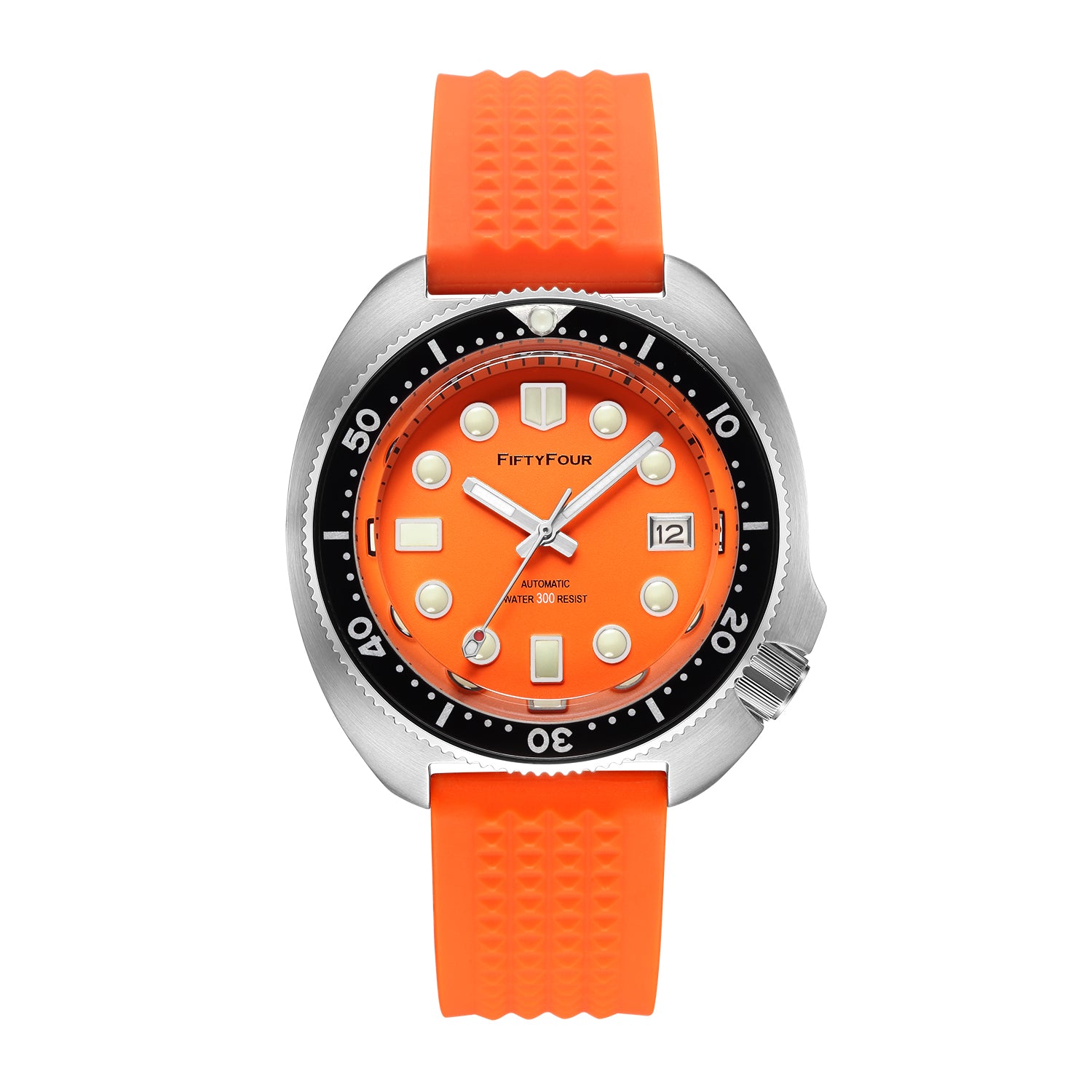 6105-8110 Turtle Homage Steel Case Orange Dial NH35A Movt 30ATM Water –  54watch