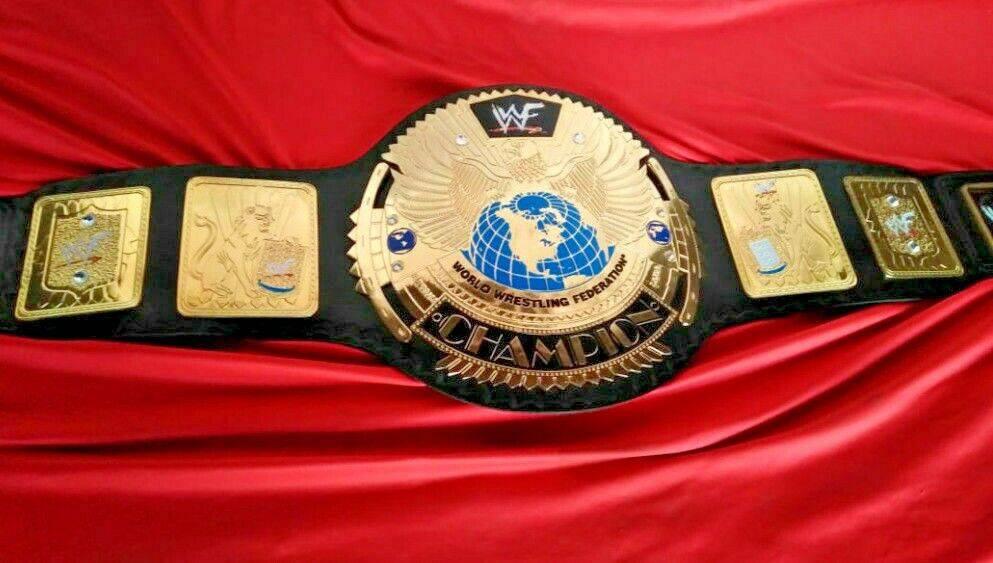 WWF BIG EAGLE SCRATCH LOGO Brass Championship Belt - Zees Belts