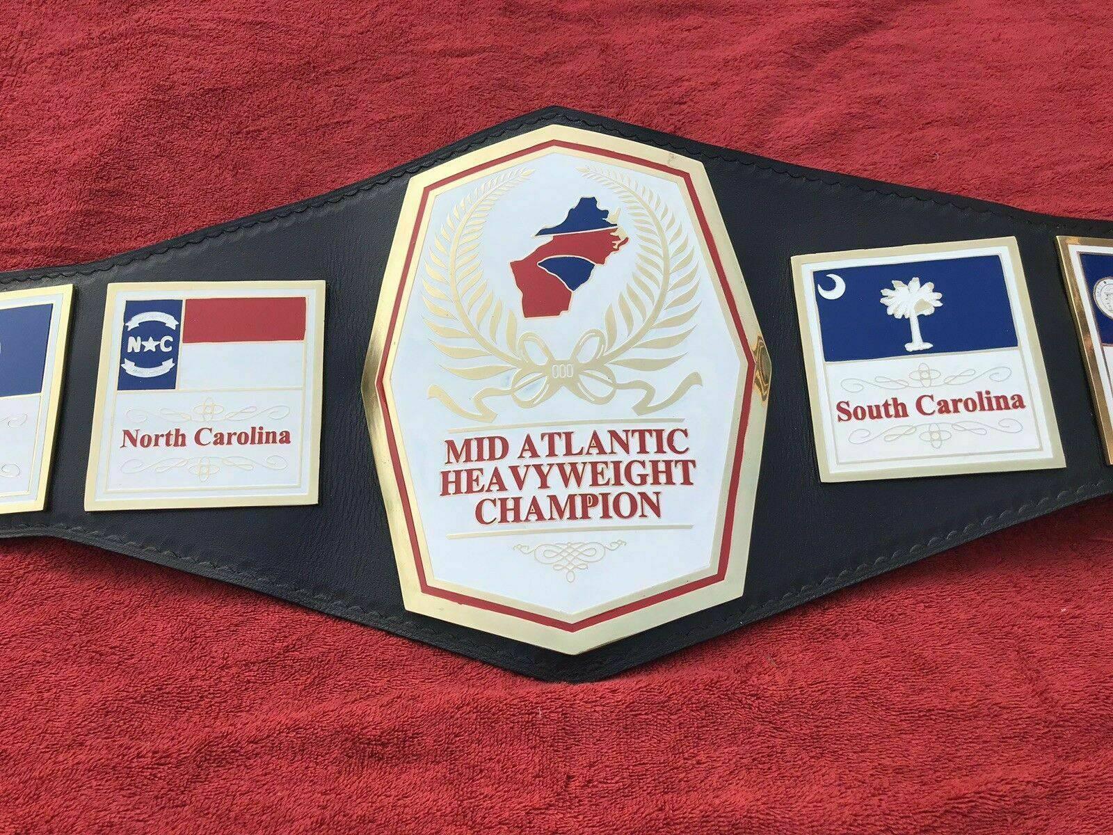 MID ATLANTIC HEAVYWEIGHT Championship Title Belt Zees Belts