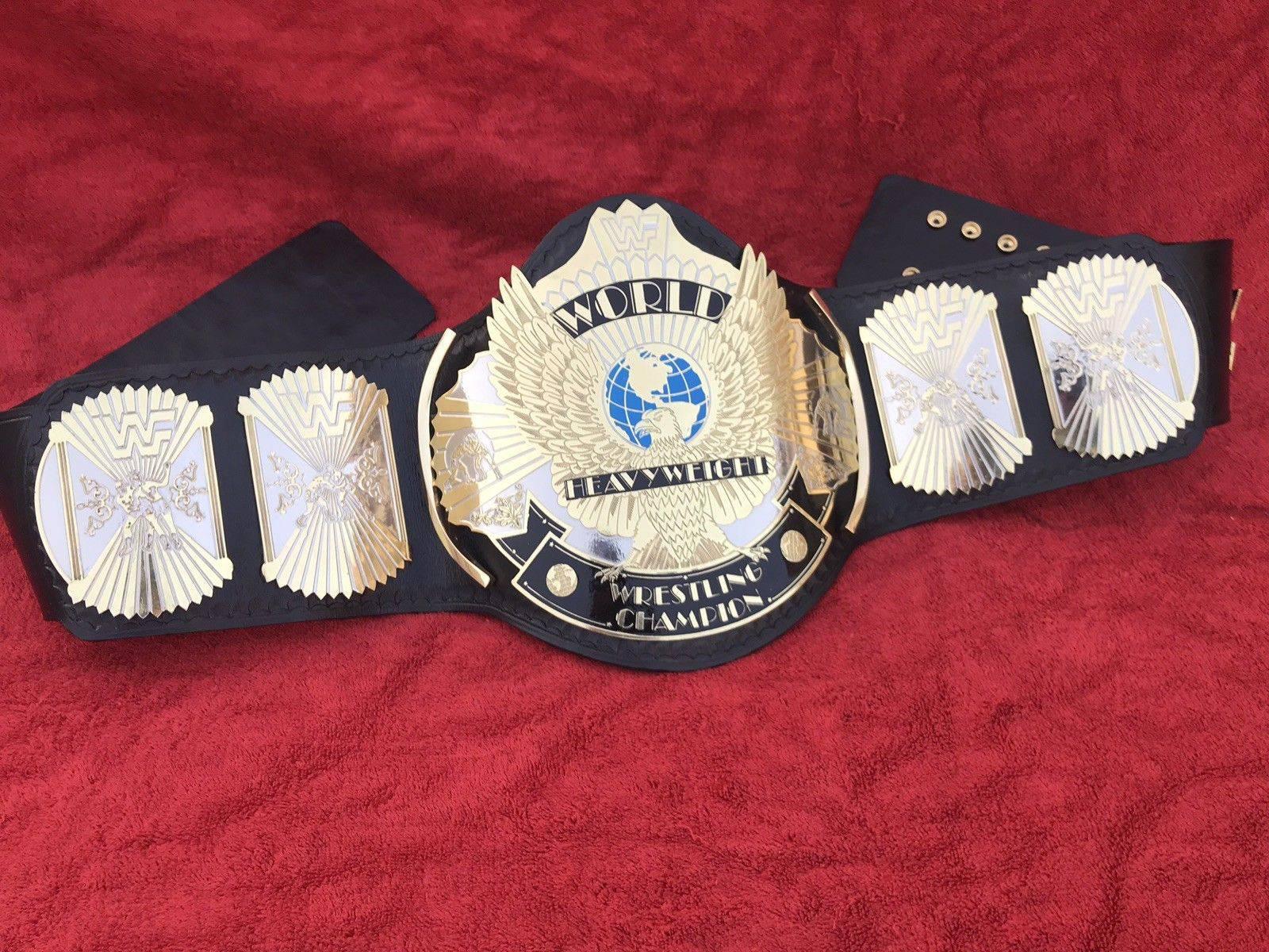 WWF WINGED EAGLE DUAL PLATED Brass Championship Title Belt | Zees Belts