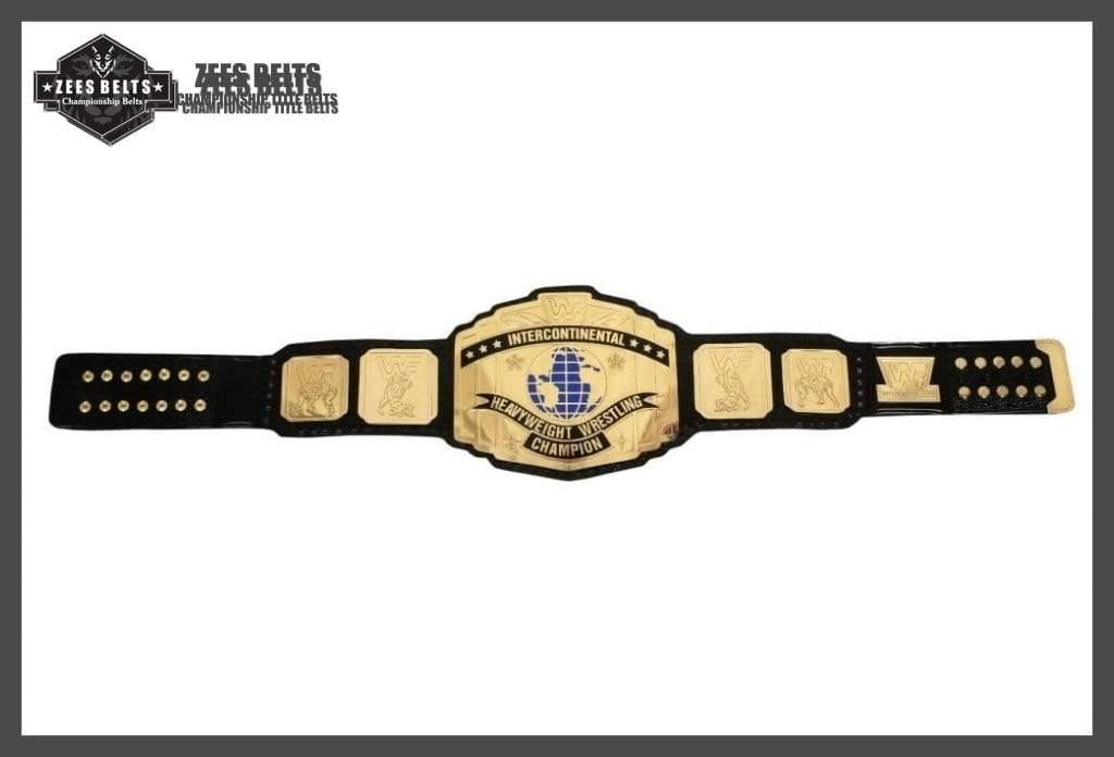 WWF INTERCONTINENTAL Brass Championship Belt - Zees Belts