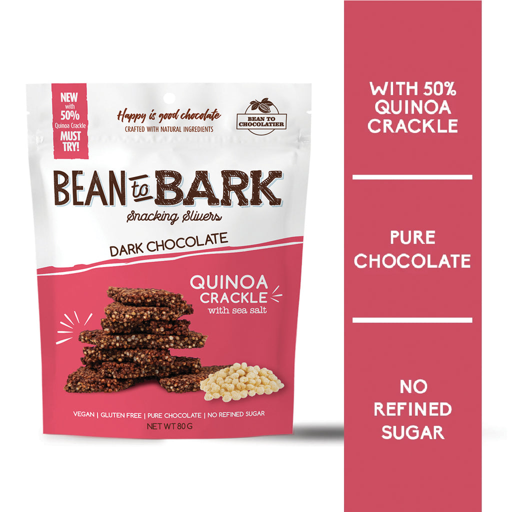 Order Barkthins Snacking Chocolate, Dark Chocolate Almond & Sea