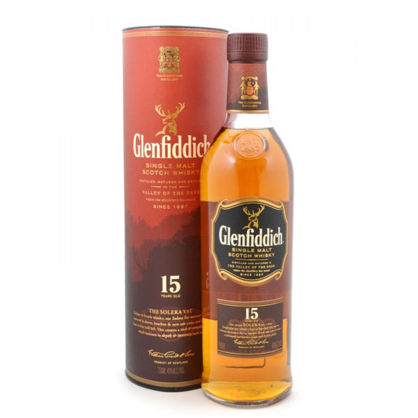 Glenfiddich 15 Year Solera Single Malt Scotch Whisky 750ml