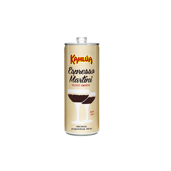 KAHLUA ESPRESSO RTD MARTINI 4 PACK 200mL