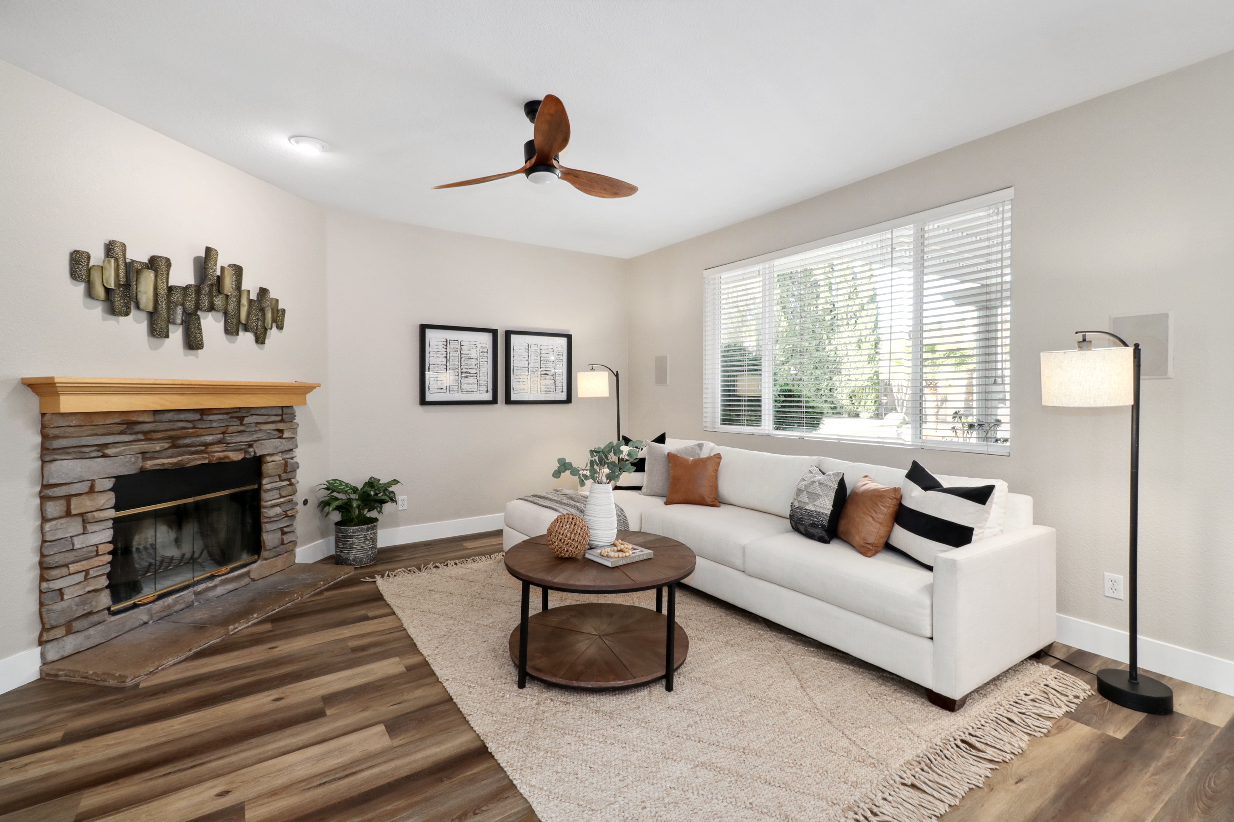 Premiere Home Staging Projects | Living room interior design idea - Summer Dr, El Dorado Hills