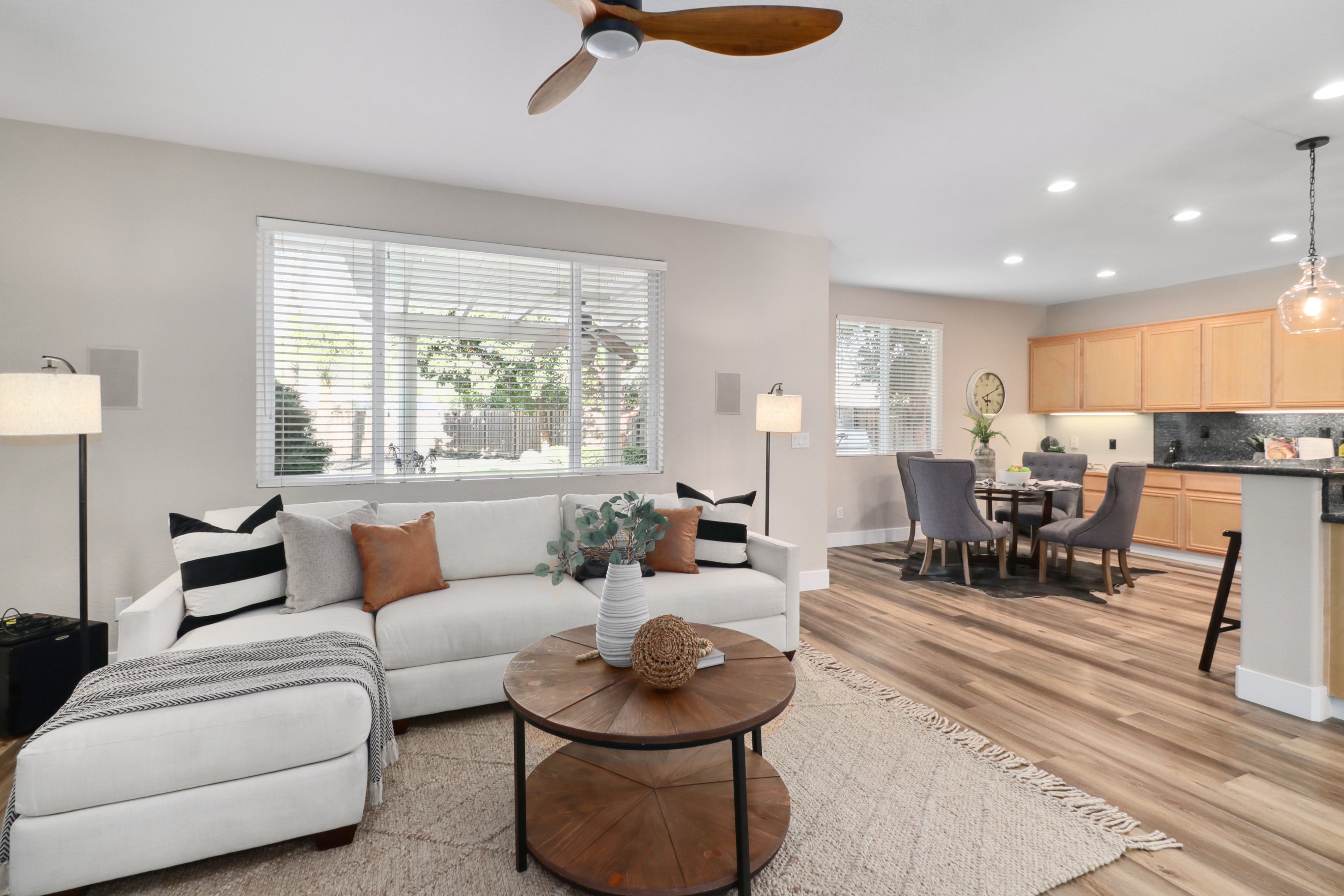 Premiere Home Staging Projects | Living room interior design idea - Summer Dr, El Dorado Hills
