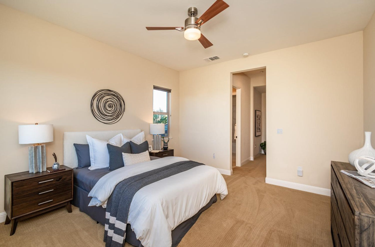 Premiere Home Staging Projects | Guest bedroom interior design idea - Camino Cielo, Lincoln